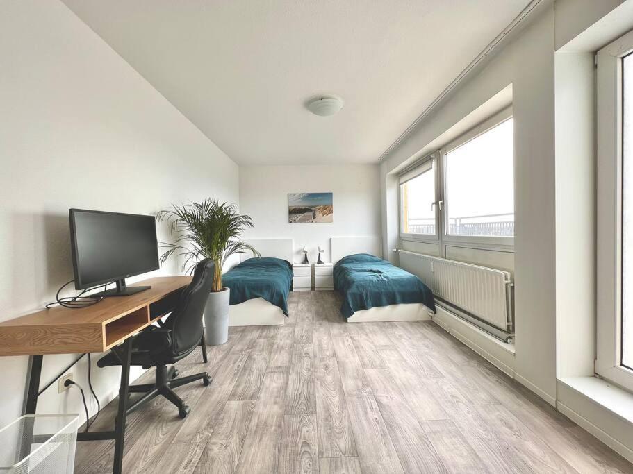 Maisonette Penthouse Laatzen - 5 Min To Messe Hannover Eksteriør billede